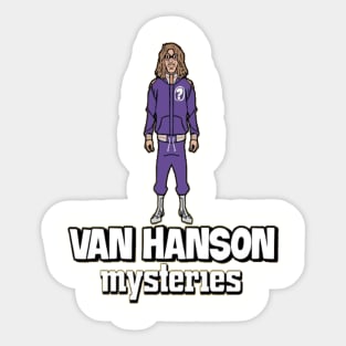 Van Hanson Mysteries Sticker